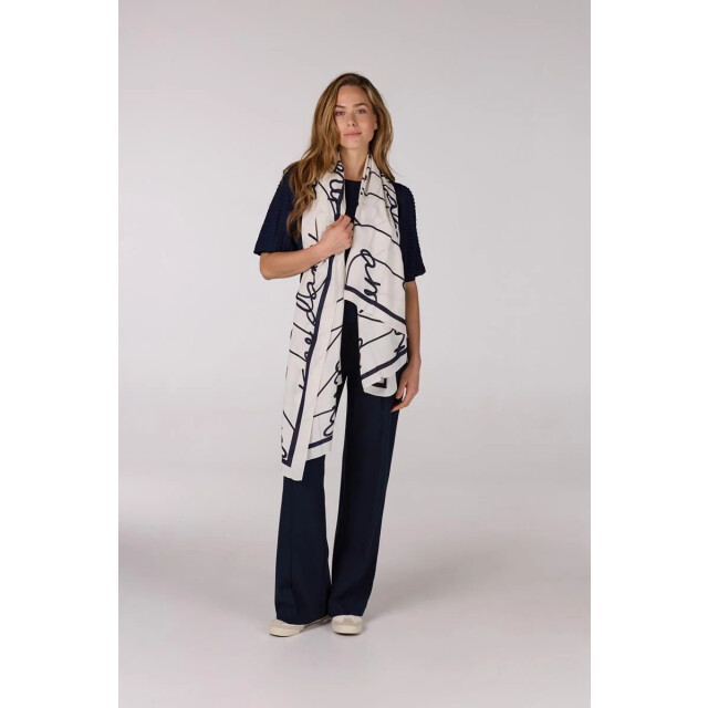 Jansen Amsterdam Scarf vtt 904 white/blue VTT 904 large