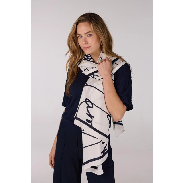 Jansen Amsterdam Scarf vtt 904 white/blue VTT 904 large