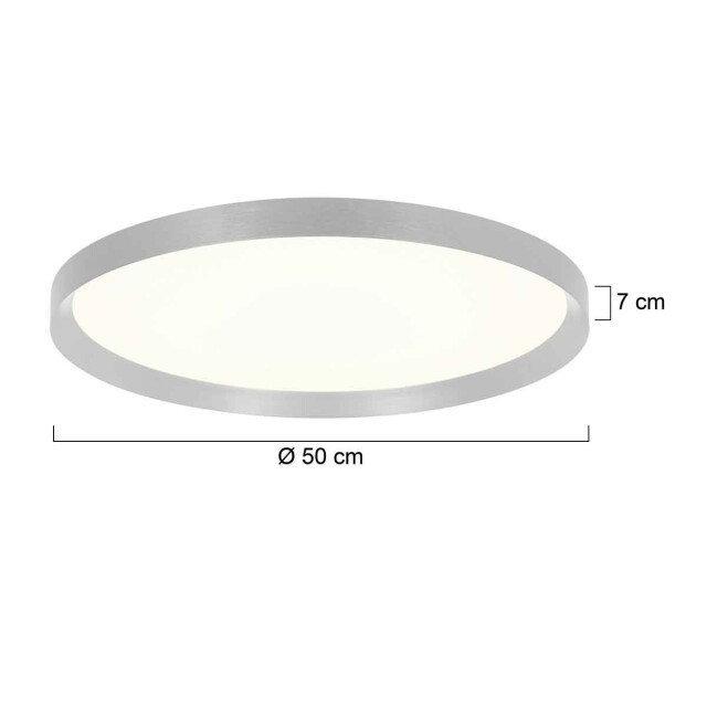 Bright Home Moderne plafonnieres flady staal 2-lichts 2990811 large