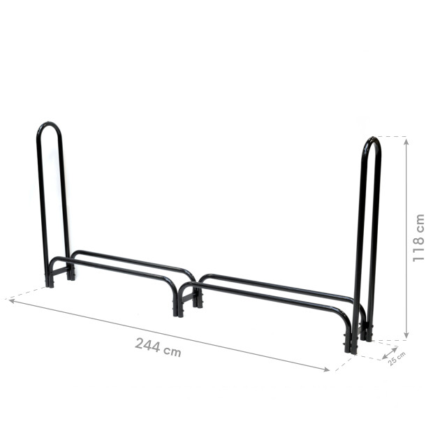 ShelterLogic ® sl90365 haardhout houtopslag met hoes brandhoutrek 244 cm 3078574 large