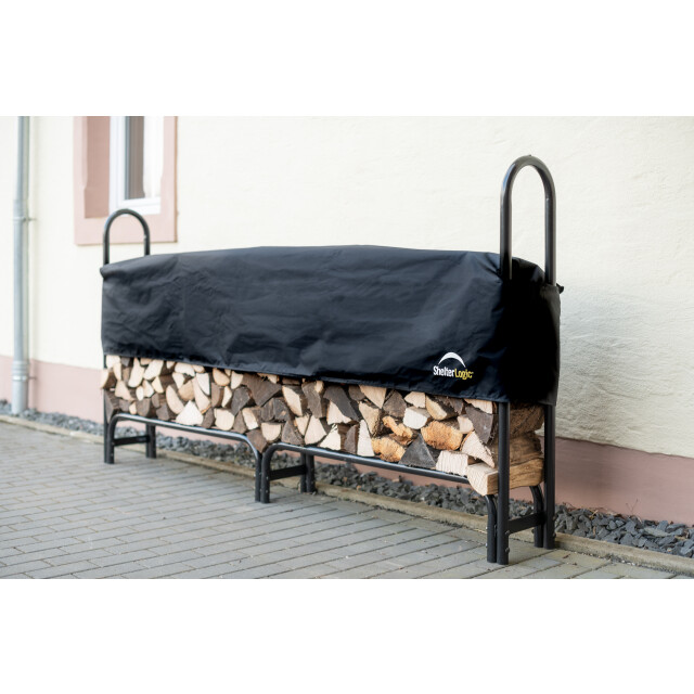 ShelterLogic ® sl90365 haardhout houtopslag met hoes brandhoutrek 244 cm 3078574 large