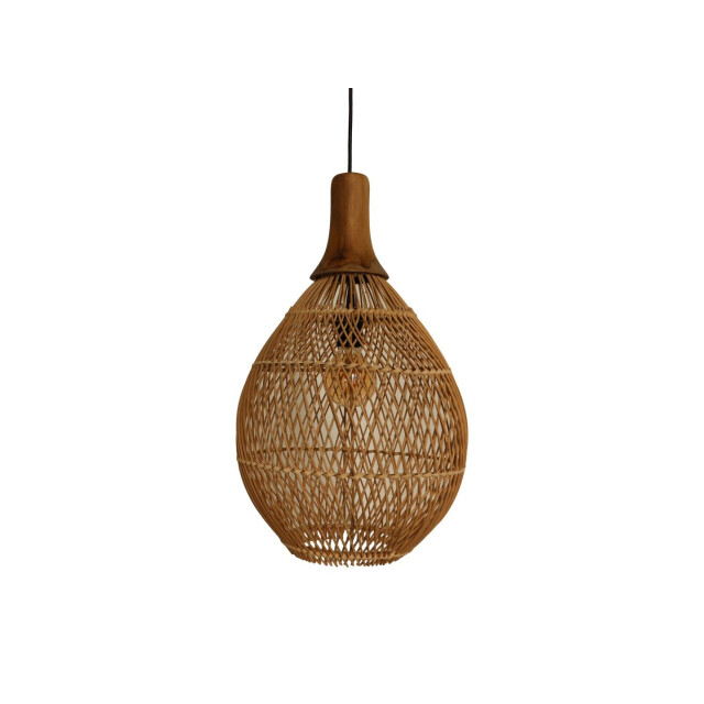 HSM Collection -hanglamp-34x34x58--rotan/teak 2923625 large