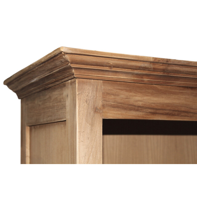 HSM Collection -boekenkast met trap-136x40x235--teak 2922597 large