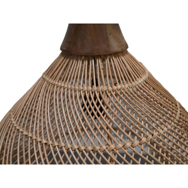 HSM Collection -hanglamp-43x43x46--rotan/teak 2923636 large