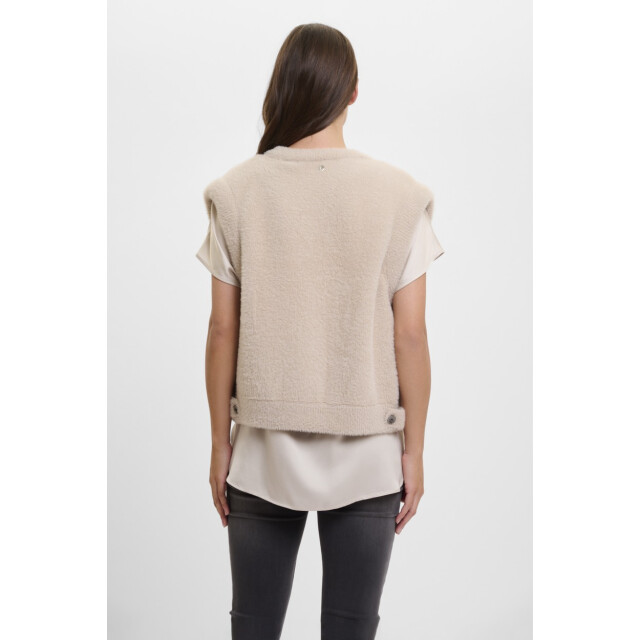 Rino & Pelle Short waistcoat beige 4249.05.0057 large