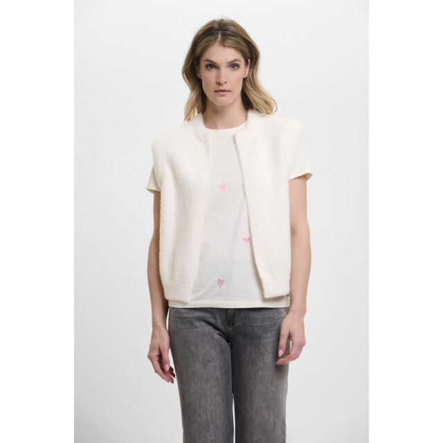 Rino & Pelle Short waistcoat off-white 4249.02.0022 large