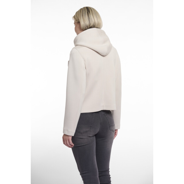 Rino & Pelle Double breasted jacket with detachable hood collar melee 4510.87.0012 large