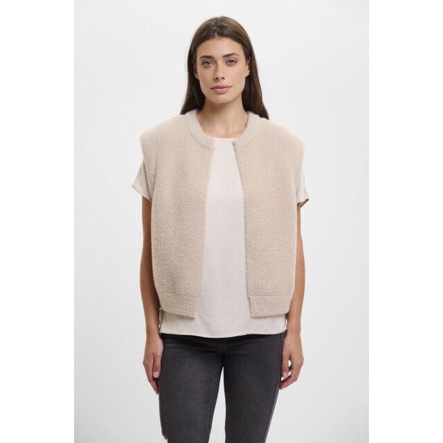 Rino & Pelle Short waistcoat beige 4249.05.0057 large