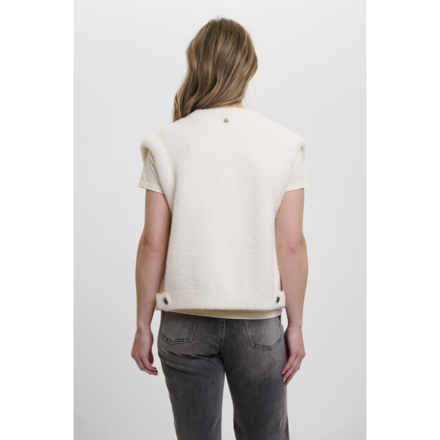 Rino & Pelle Short waistcoat off-white 4249.02.0022 large