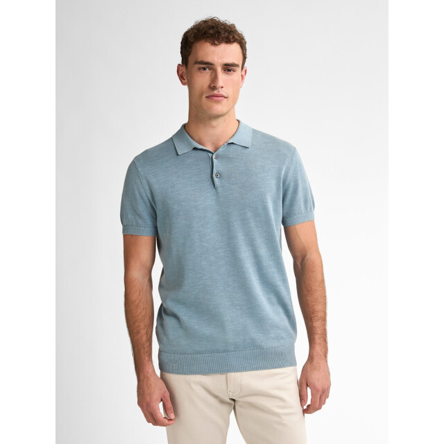 Petrol Industries men knitwear polo m-1050-kwc207 5187 pale blue 05311.240.0071 large