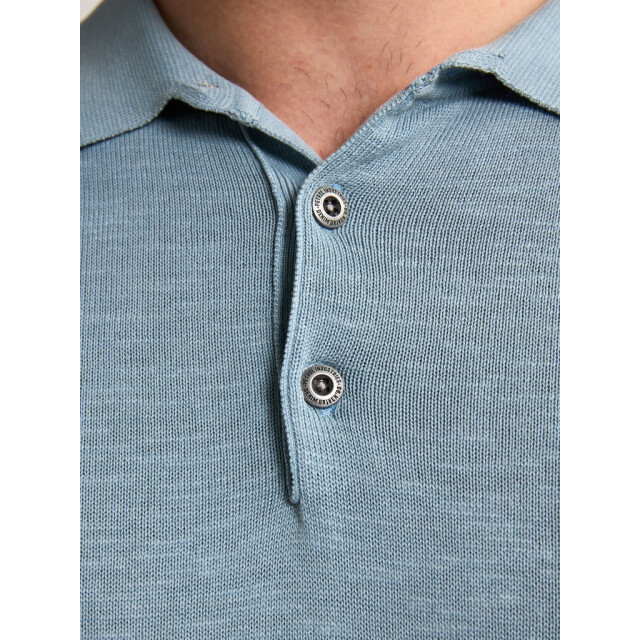 Petrol Industries men knitwear polo m-1050-kwc207 5187 pale blue 05311.240.0071 large