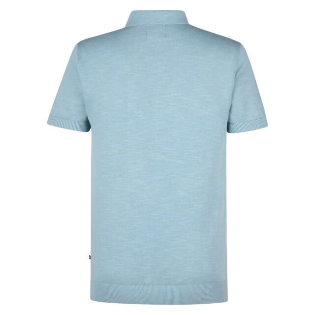 Petrol Industries men knitwear polo m-1050-kwc207 5187 pale blue 05311.240.0071 large