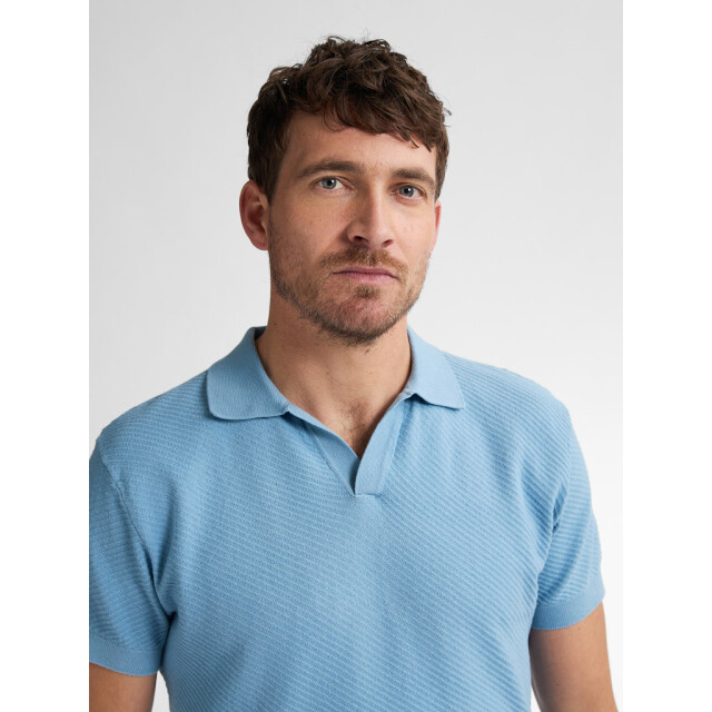 Petrol Industries men knitwear polo m-1050-kwc213 5187 pale blue 05311.240.0072 large