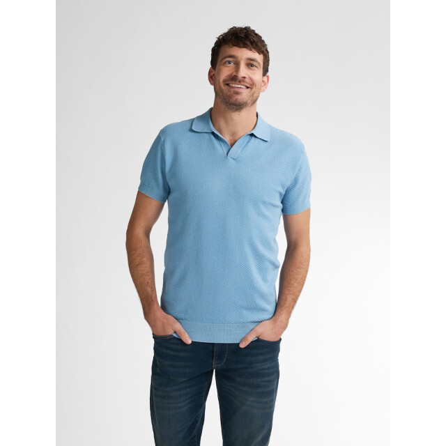 Petrol Industries men knitwear polo m-1050-kwc213 5187 pale blue 05311.240.0072 large