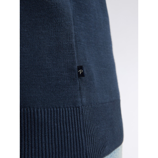 Petrol Industries men knitwear polo m-1050-kwc207 5178 blue 05311.261.0066 large