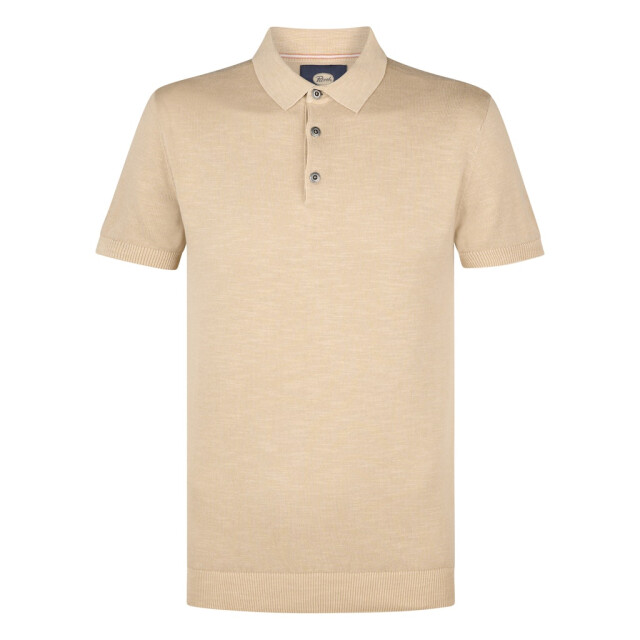 Petrol Industries men knitwear polo m-1050-kwc207 7130 light tan 05311.810.0002 large