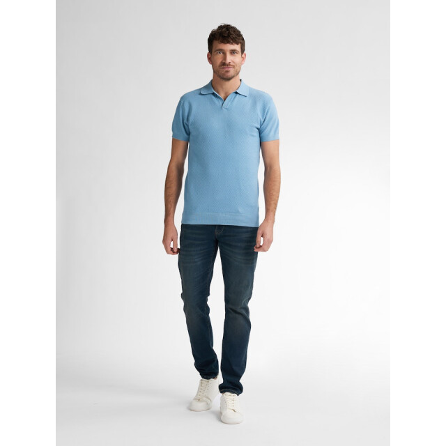 Petrol Industries men knitwear polo m-1050-kwc213 5187 pale blue 05311.240.0072 large
