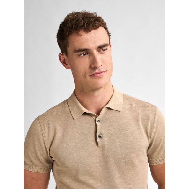 Petrol Industries men knitwear polo m-1050-kwc207 7130 light tan 05311.810.0002 large