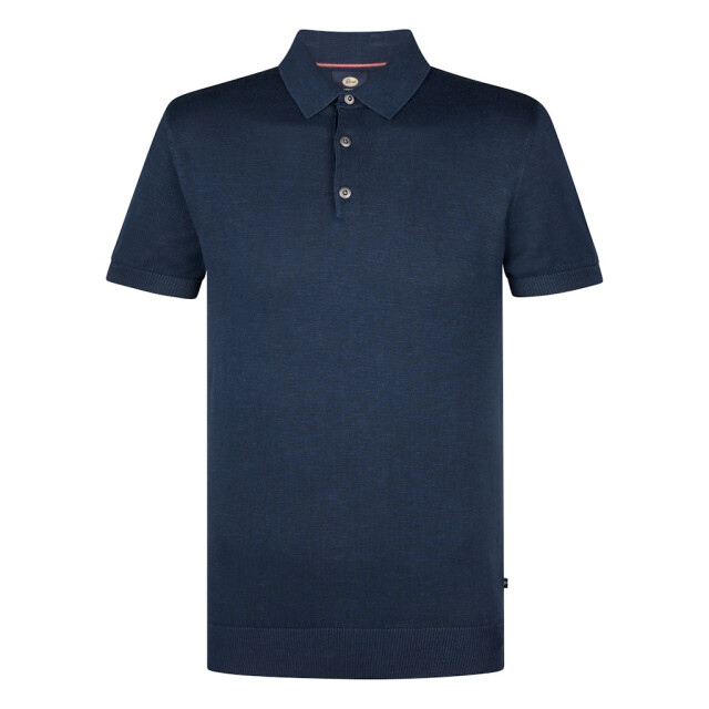 Petrol Industries men knitwear polo m-1050-kwc207 5178 blue 05311.261.0066 large