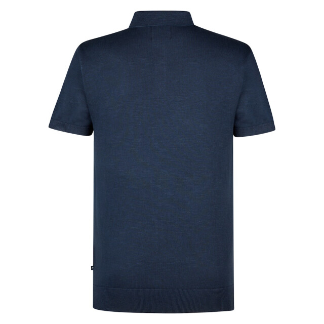 Petrol Industries men knitwear polo m-1050-kwc207 5178 blue 05311.261.0066 large