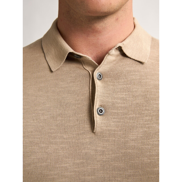 Petrol Industries men knitwear polo m-1050-kwc207 7130 light tan 05311.810.0002 large