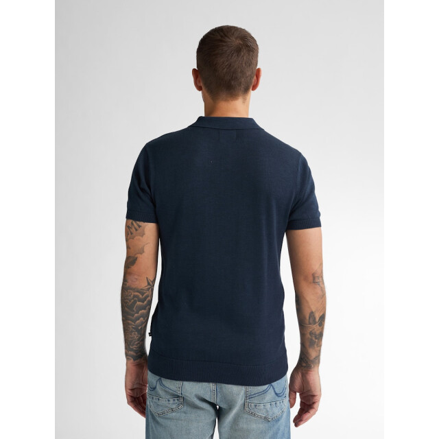 Petrol Industries men knitwear polo m-1050-kwc207 5178 blue 05311.261.0066 large