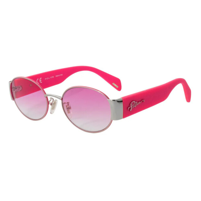 Police Metalen zonnebril met gradient violet lens Police Roze Zonnebril large