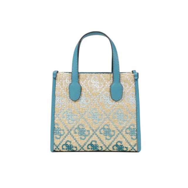 Guess Turquoise tote handtas Guess Turquoise Tote Handtas large