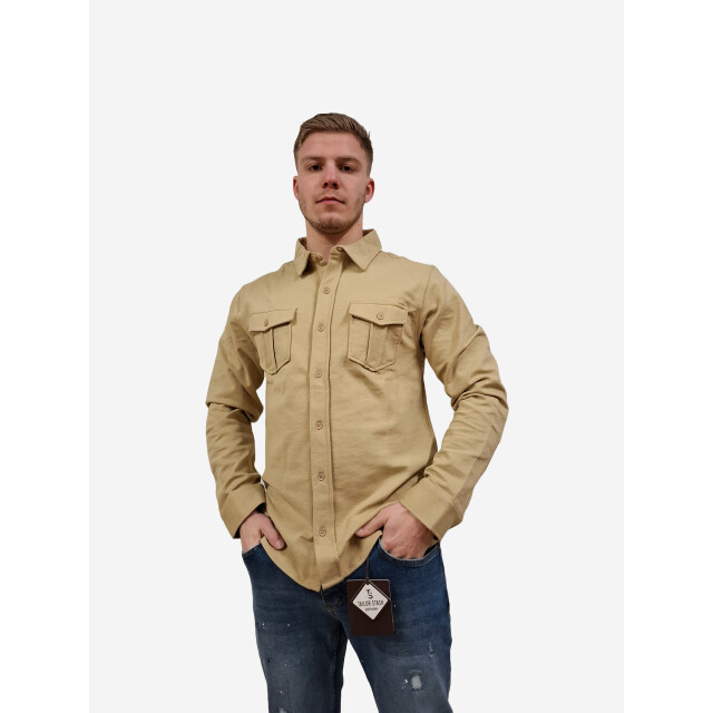 Indigo Denim Heren overhemd denim - ID-031 large