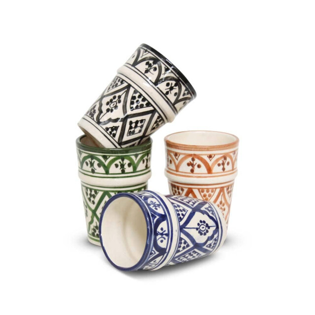 Safaary Marokkaanse beker nakhil beldi Ø 8 x 11cm SFBKTHG00067 large