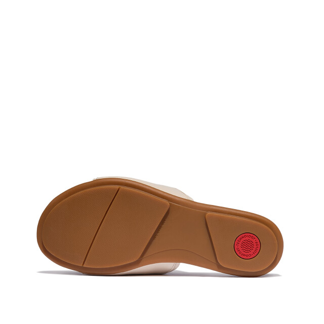 FitFlop Gracie soft-twist leather slides JA6 large