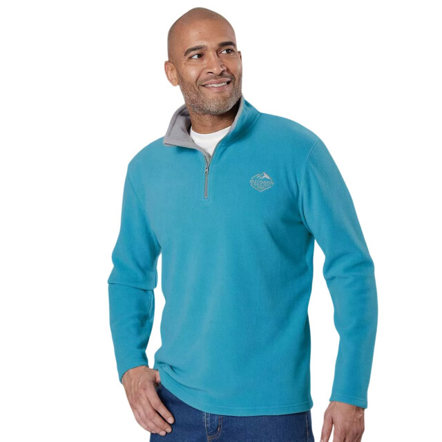 Atlas For Men Heren microfleece trui (pack of 3) UTAF2002_burgundyecruturquoise large
