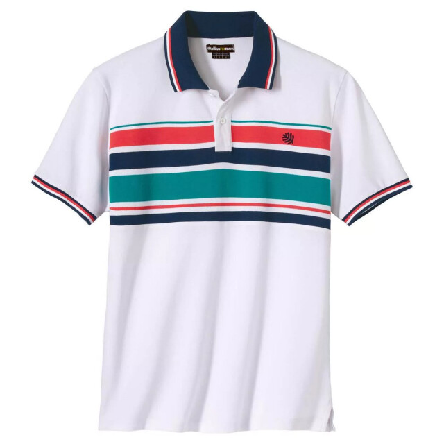 Atlas For Men Heren piqué polo shirt UTAF1999_white large