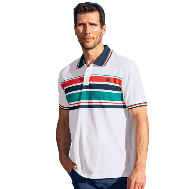 Atlas For Men Heren piqué polo shirt UTAF1999_white large