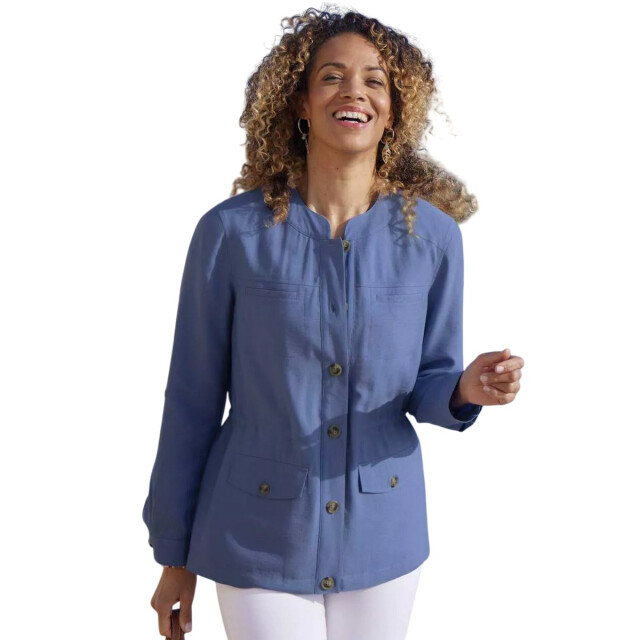 Atlas for Women Dames safari jas UTAF2054_lavenderblue large