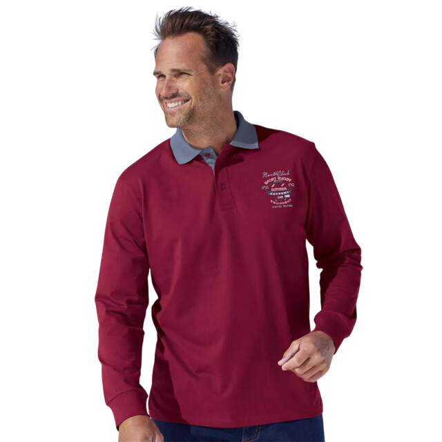 Atlas For Men Heren rugby poloshirt (set van 2) UTAF2074_burgundytealblue large