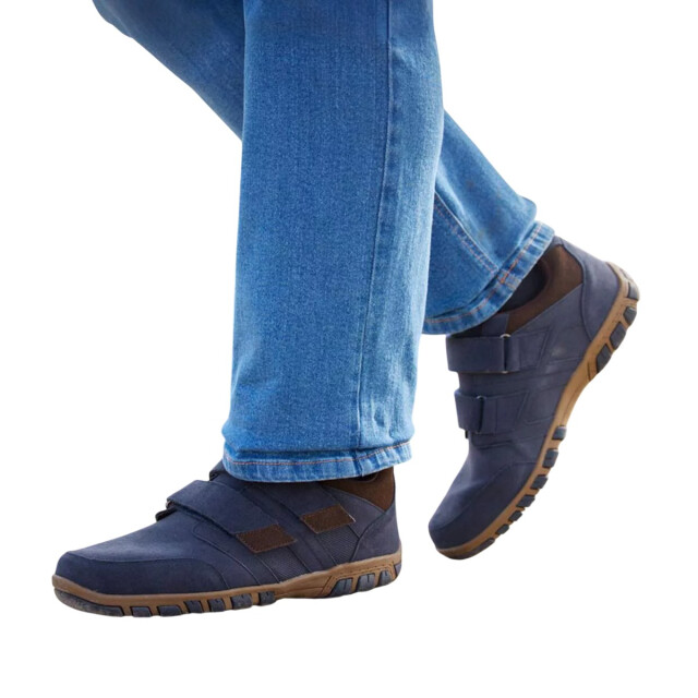 Atlas For Men Trein heren splitleer waterafstotend touch fastening UTAF2052_bluebrown large