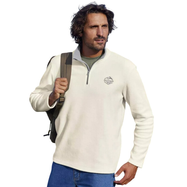 Atlas For Men Heren microfleece trui (pack of 3) UTAF2002_burgundyecruturquoise large