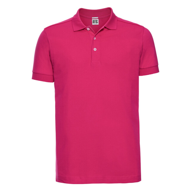 Russell Athletic Heren stretch poloshirt UTLT3890_fuchsia large