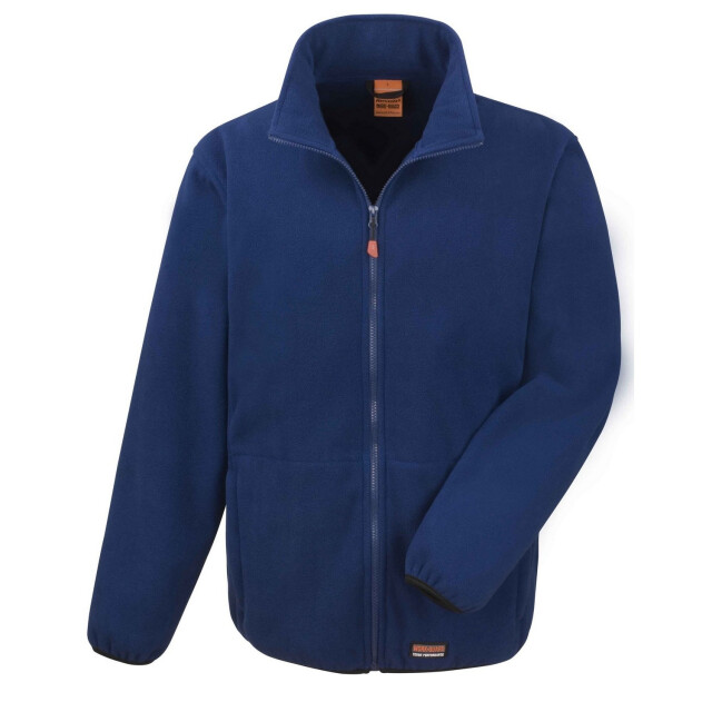 Result Heren microfleece jas voor zwaar gebruik UTLT3884_navy large