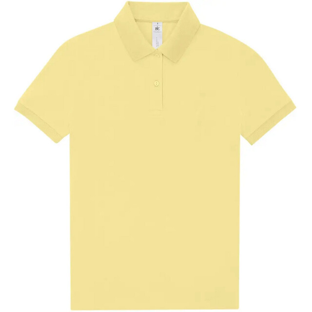 B and C Dames my polo 210 shirt UTLT5804_amalfiyellow large