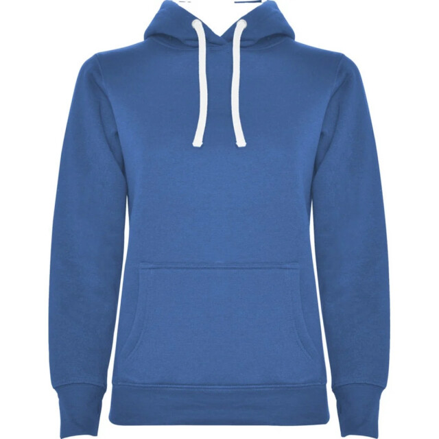 Roly Dames urban hooded polycotton sweatshirt UTLT5822_royalbluewhite large