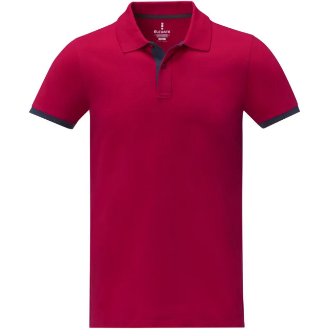 Elevate Life Heren morgan poloshirt UTLT5815_rednavy large