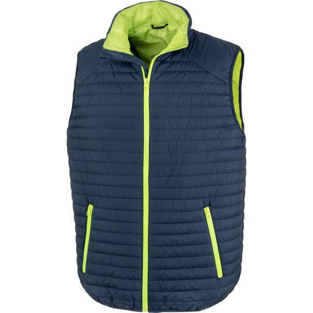Result Heren thermoquilt gilet UTLT5836_navylime large