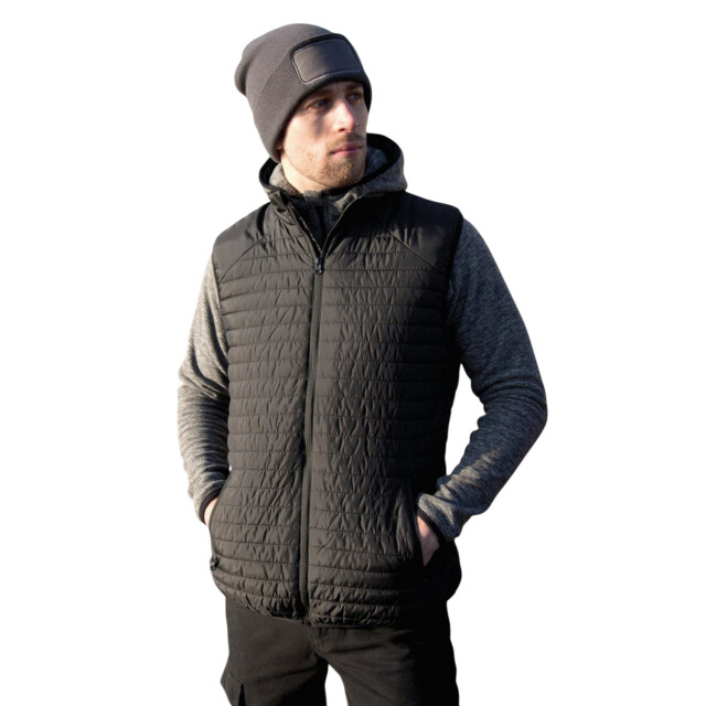 Result Heren thermoquilt gilet UTLT5836_black large