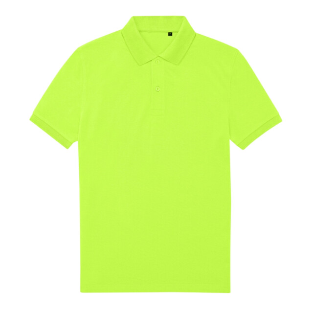 B and C Heren my eco polo 65/35 shirt UTLT5799_acidlime large