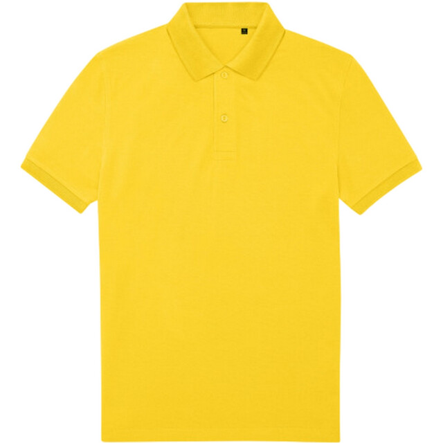 B and C Heren my eco polo 65/35 shirt UTLT5799_popyellow large