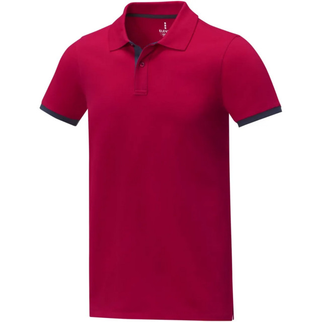 Elevate Life Heren morgan poloshirt UTLT5815_rednavy large