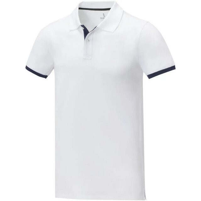 Elevate Life Heren morgan poloshirt UTLT5815_whitenavy large