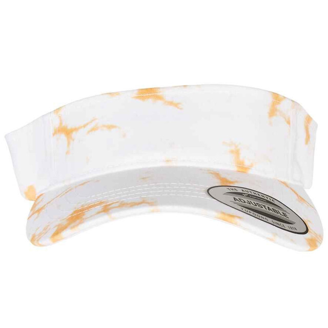 Flexfit Batik kleurstof gebogen piek visor cap UTLT4263_orangewhite large